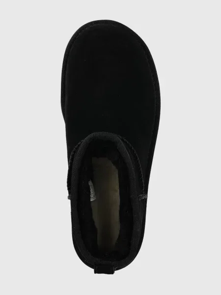 UGG Велурени апрески W Classic Ultra Mini Platform черно