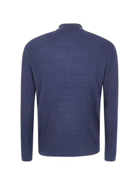Vilnonis kardiganas Emporio Armani mėlyna