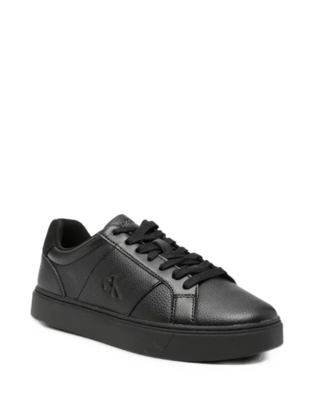 Sneakerși Calvin Klein din piele cu autograf negru