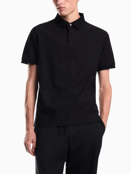 Поло Emporio Armani чорний