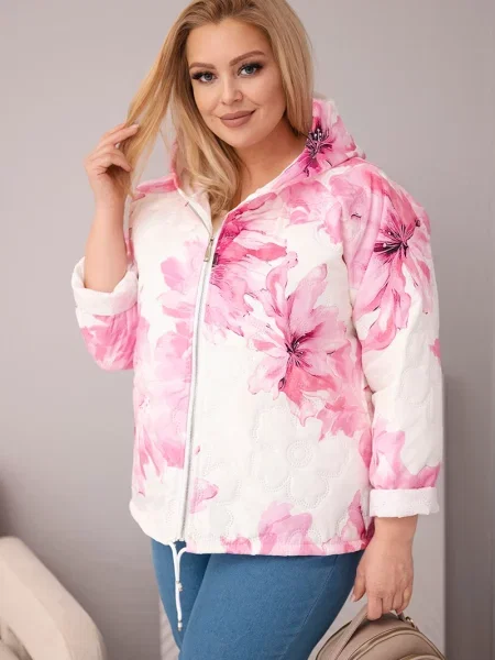 Kurtka przejściowa Kesi Włoski biała