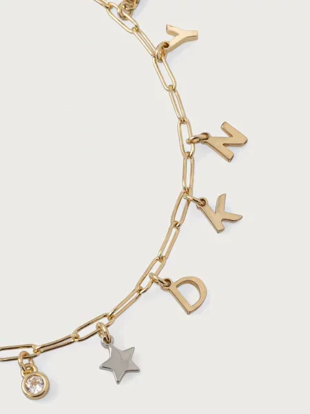 DKNY lănțișor pentru femei din metal