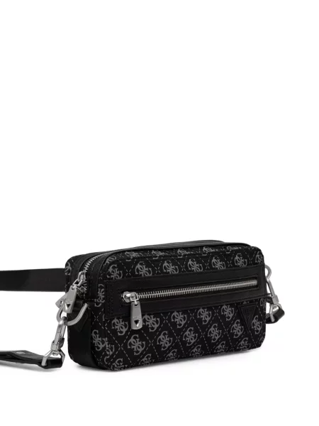 Crossbody táska Guess nyomtatás fekete