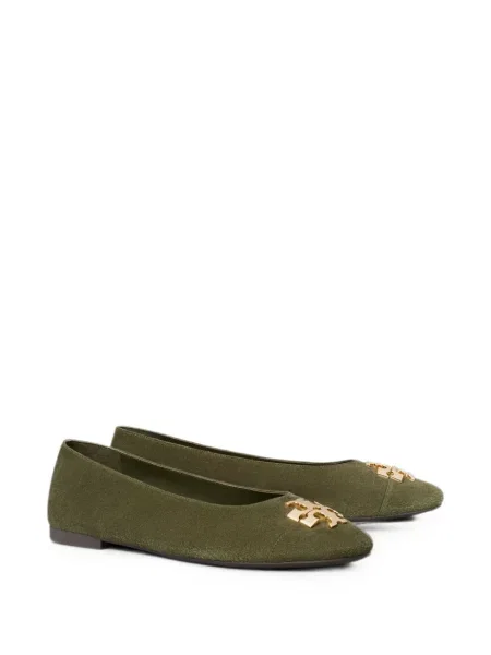 Balerini Tory Burch cu autograf verde
