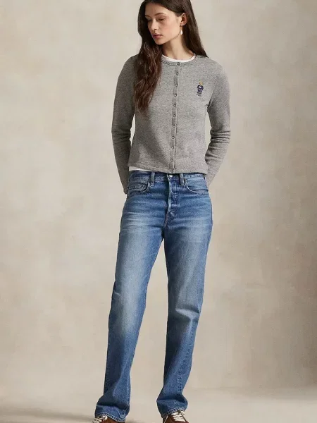 Легкий свитер Polo Ralph Lauren синий