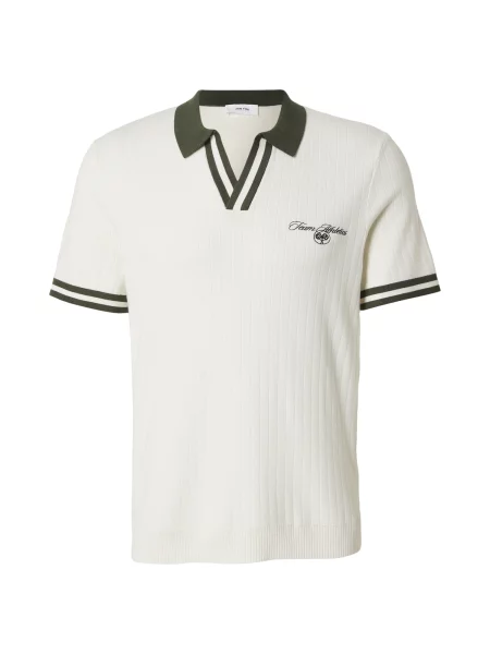 DAN FOX APPAREL Tricou Emre murdar alb