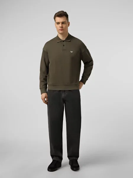 Поло Emporio Armani коричневий