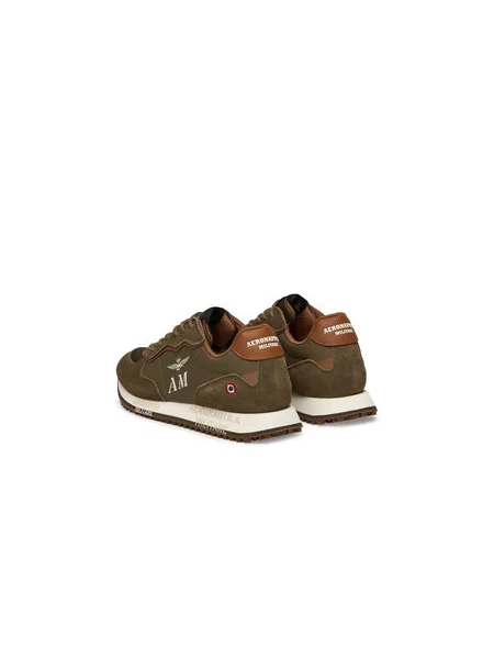 Aeronautica Militare Sneakersy Kaki zelená