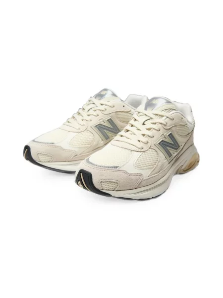 Sneakersy New Balance skórzane beżowe