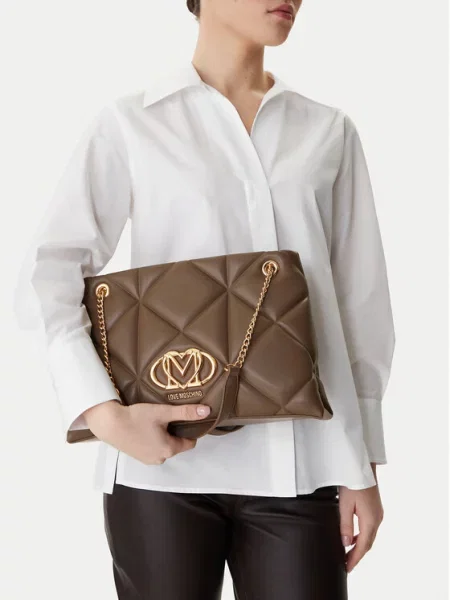 Torebka LOVE MOSCHINO brązowa