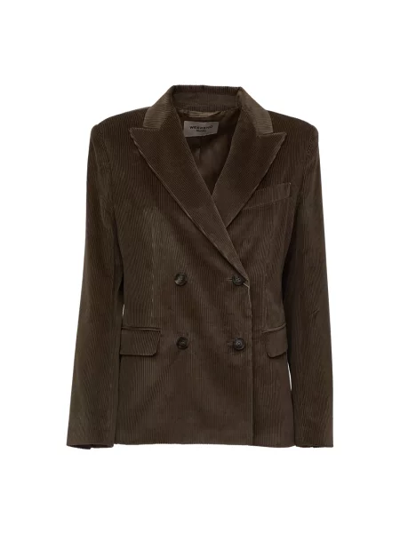 Marynarka Weekend Max Mara dwurzędowa brązowa