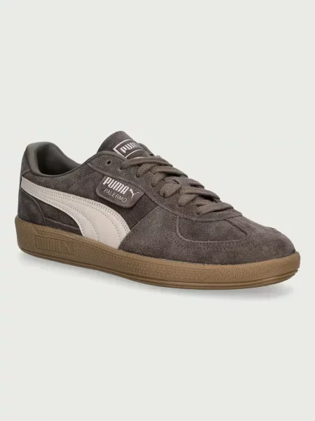 Puma Palermo sneakers din piele întoarsă maro