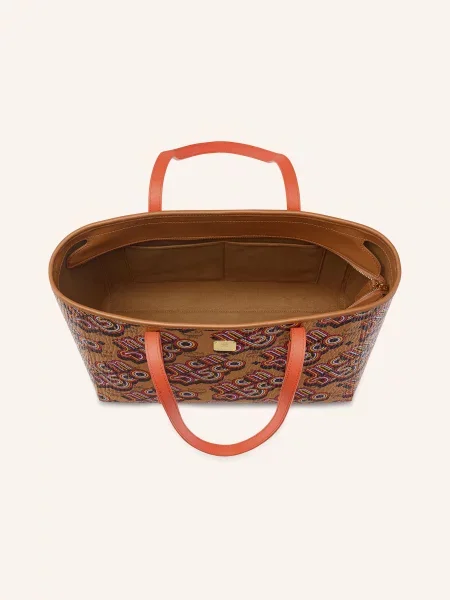Shopper kabelka Mcm žlutá