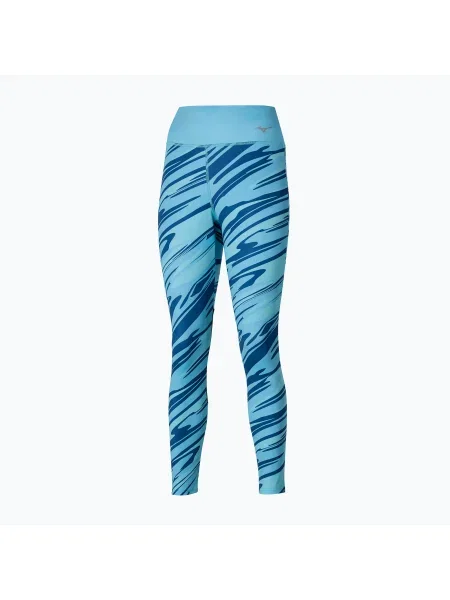 Olcsóbban. Női futó leggings Mizuno nyomtatott maui kék. Méret: S kék