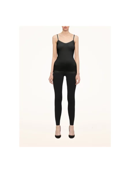 Top Wolford z nadrukiem czarny