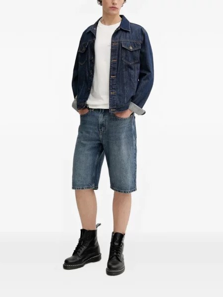 Pulover Levi's® cu autograf cu cordon cu 5 buzunare alb