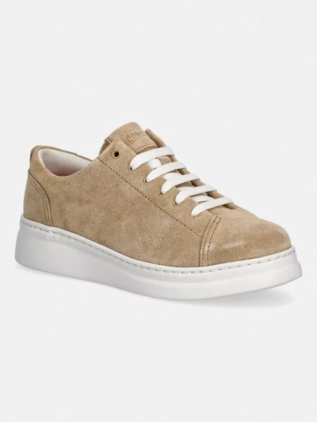 Camper Runner Up sneakers femei din piele întoarsă maro