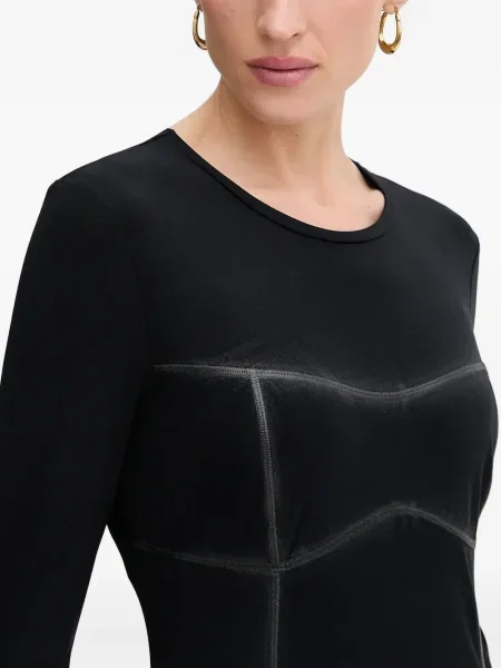 Lung rochie midi Patrizia Pepe negru