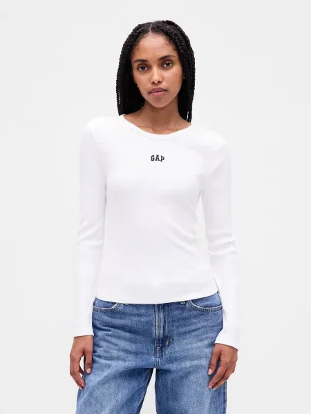 Tricou Gap cu autograf alb