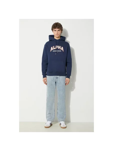 Bluza Alpha Industries niebieska