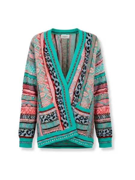 Kardigan Laneus żakardowy