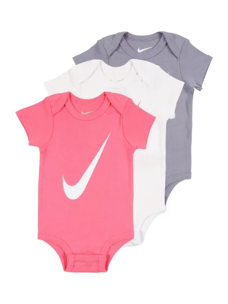 Nike Sportswear Salopetă/Body gri / roz alb