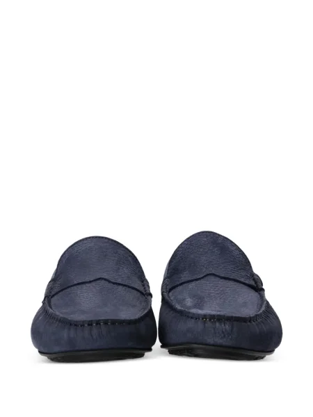 Pantofi loafer Boss din piele albastru