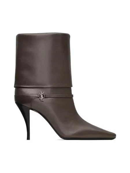 Botki Saint Laurent brązowe