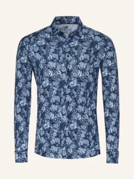 Desoto Koszula Dżersejowa O Kroju Slim Fit blau biała