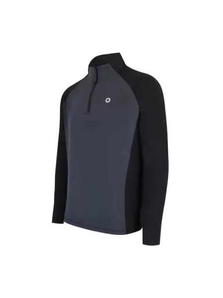 Bluza sportowa Essential z krótkim zamkiem szara