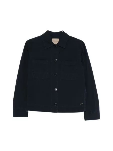 Kurtka jeansowa Woolrich niebieska