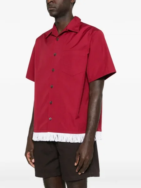 Риза Prada червено
