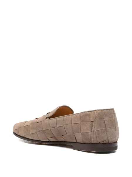 Pantofi loafer Premiata din piele de căprioară țesuți