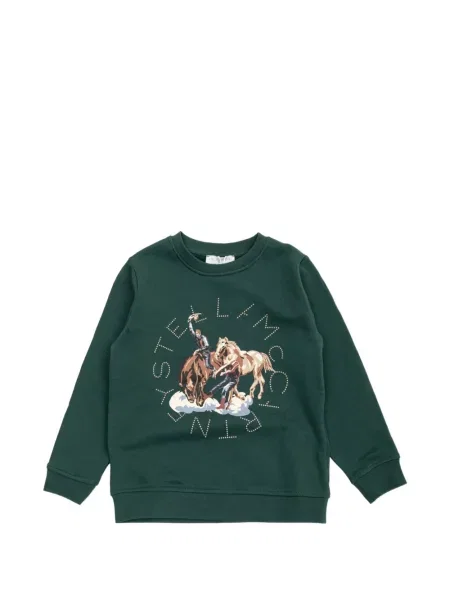 Bluza dziecięca Stella Mccartney zielona