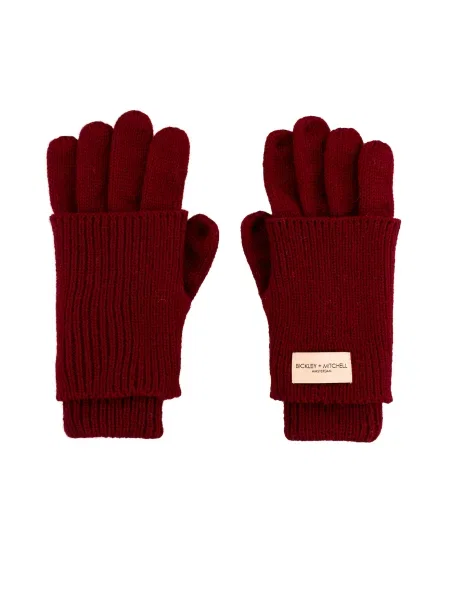 Bickley + Mitchell Rokavice vinsko rdeča