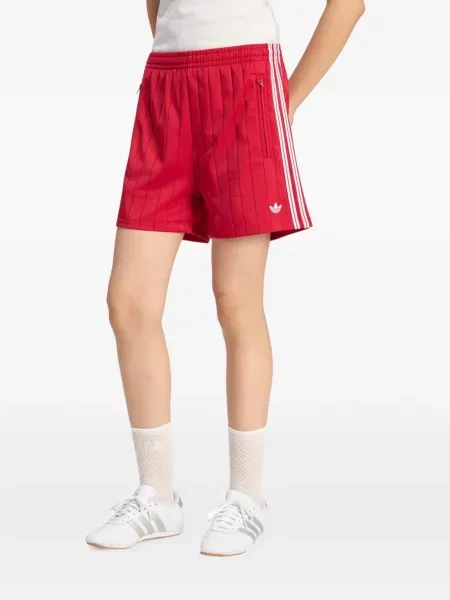 Tricou Adidas cu broderie cu dungi negru