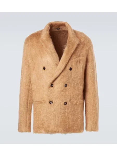 Sacou Tom Ford de mătase bej