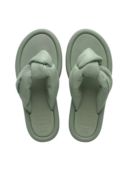 HAVAIANAS Ujjelválasztó-pántos szandál Over Puffes Up világoszöld