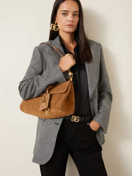 Dolce & Gabbana Kabelka My Sicily Medium koňaková / zlatá