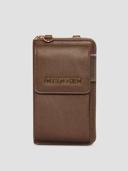 Кошелек Moschino коричневый