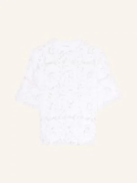 Allsaints Tričko Amelie Z Krajky bílá