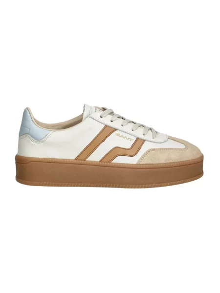 Sneakersy Gant skórzane beżowe
