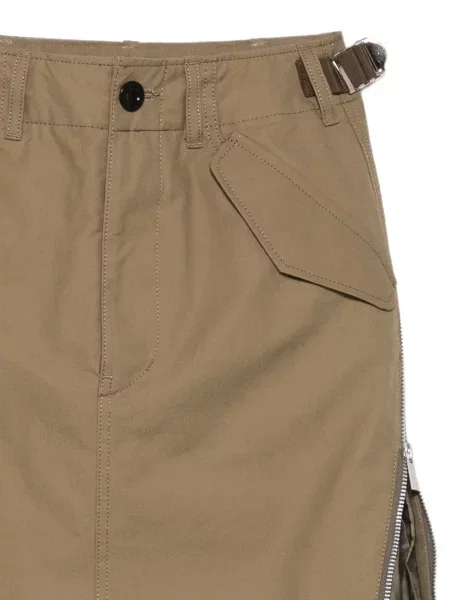 Fustă midi Sacai verde