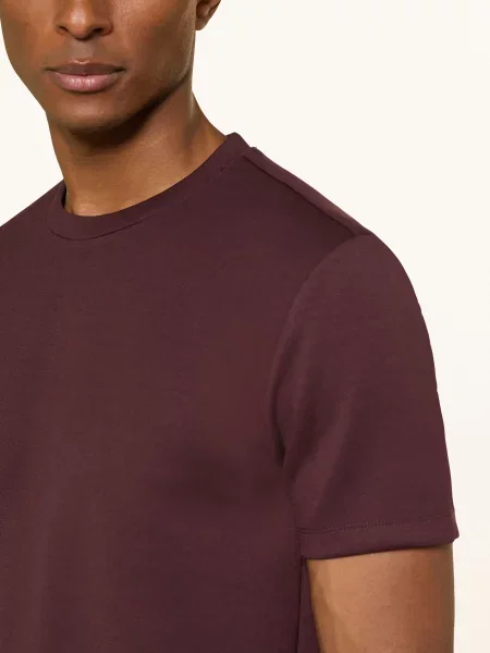 Reiss Tričko Bradley tmavě červená