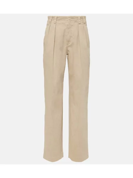 Blugi Brunello Cucinelli plisate bej