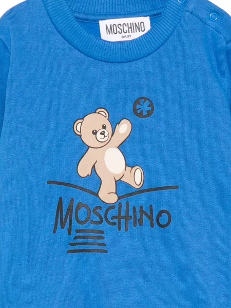Bluza dziecięca Moschino niebieska