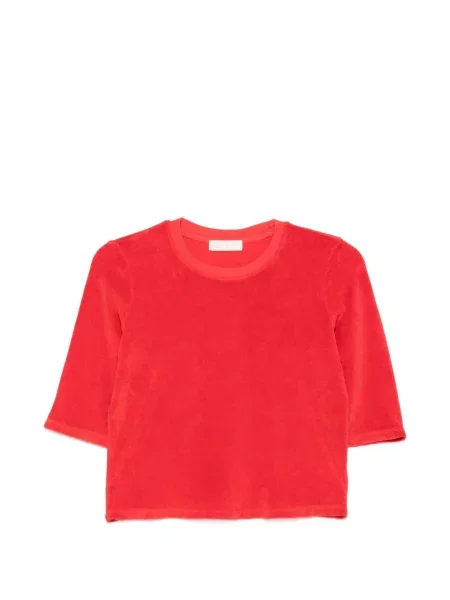 Tricou Suzie Kondi din material terry roșu