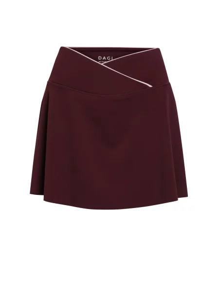 Dagi Fustă roșu vin alb