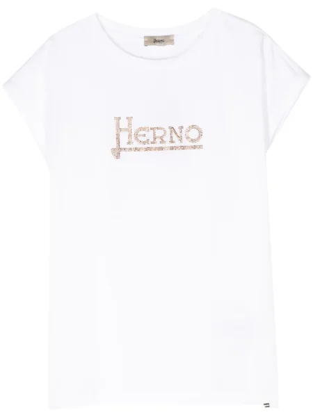 Koszulka Herno z ćwiekami biała