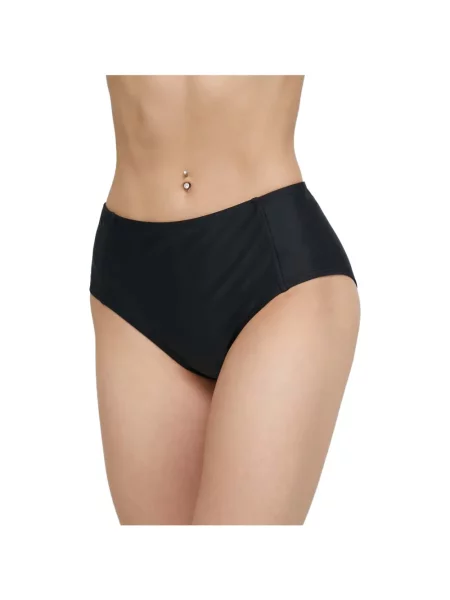 Bikini Dkny cu talie înaltă negru